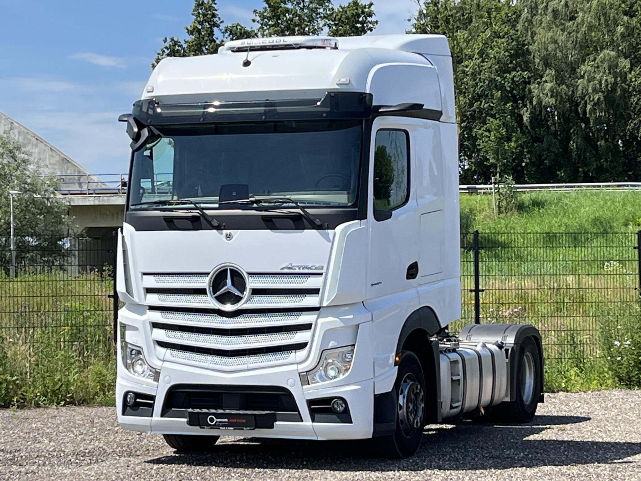 Mercedes-Benz Actros 1845 LS | BigSpace | Xenon | 2 Tanks, Auto's, Vrachtwagens, Automaat, Stof, Wit, Mercedes-Benz