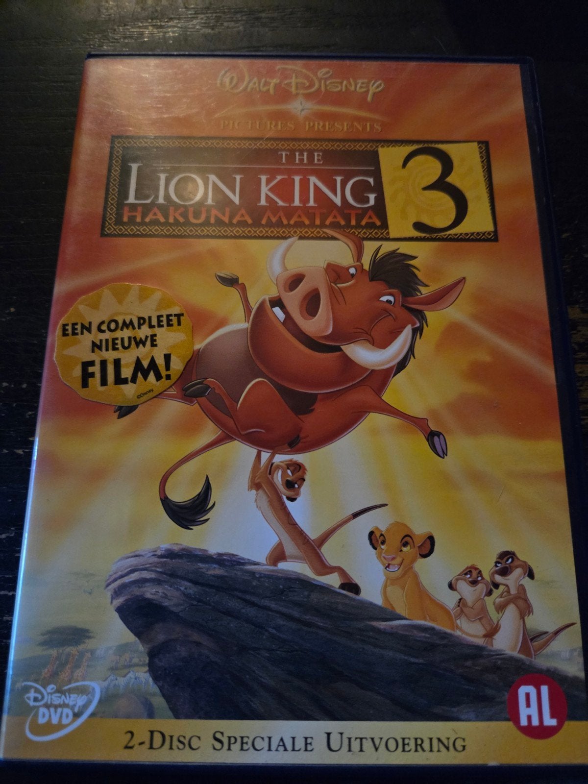 Lion King 3 Walt Disney, Cd's en Dvd's, Alle leeftijden, Ophalen of Verzenden, Zo goed als nieuw, Amerikaans