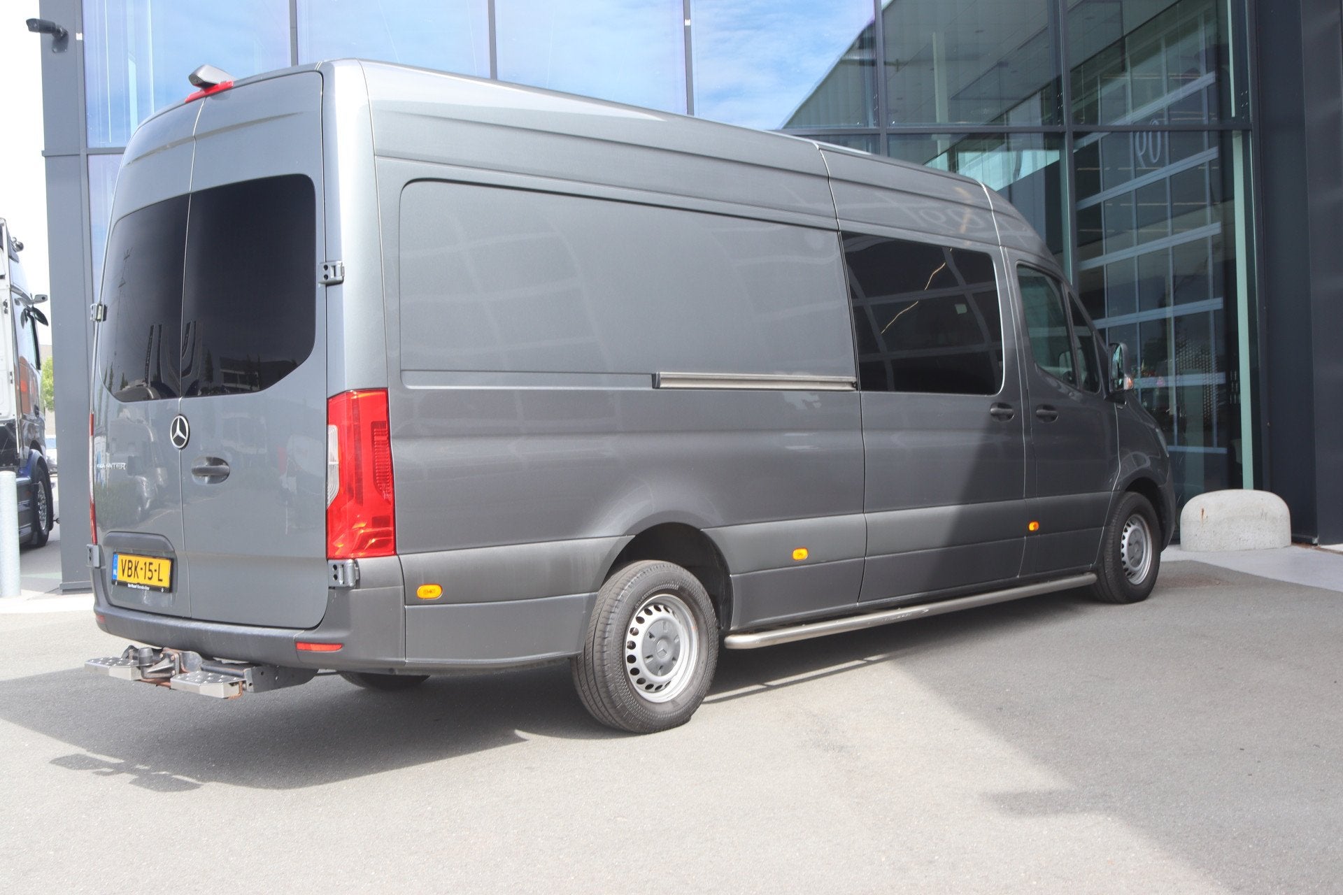 Mercedes-Benz Sprinter 319 3.0 V6 CDI Aut. L3H2 Dub Cab. |NA, Auto's, Automaat, Achterwielaandrijving, Gebruikt, Euro 6