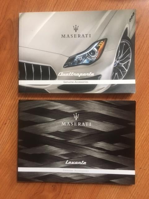 Maserati Quattroporte of Accessoires brochure/auto folder, Ophalen of Verzenden, Overige merken