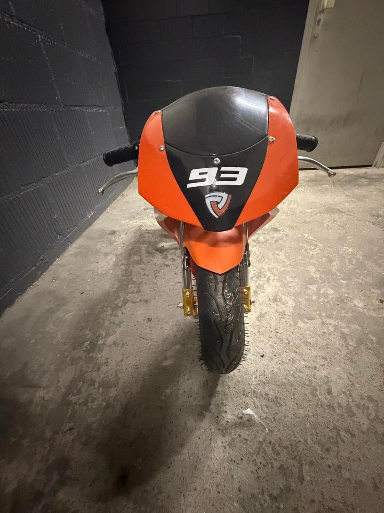 Mini Bike Oranje - 49cc Pocketbike, Ophalen of Verzenden, Gebruikt, Overige typen