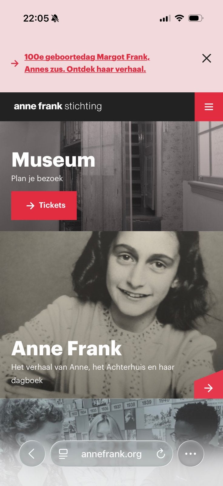 Anne Frank museum 4 tickets 13 oktober, Tickets en Kaartjes, Drie personen of meer, Ticket of Toegangskaart