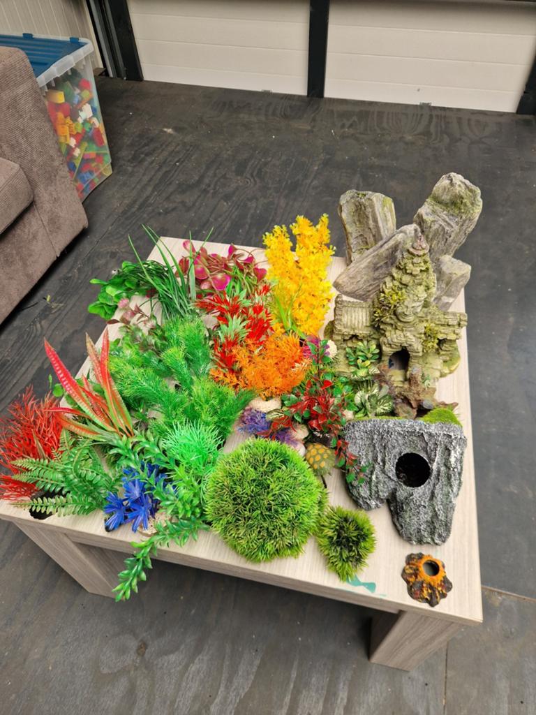 Aquarium kunstplanten en decoratie, Dieren en Toebehoren, Ophalen of Verzenden, Gebruikt