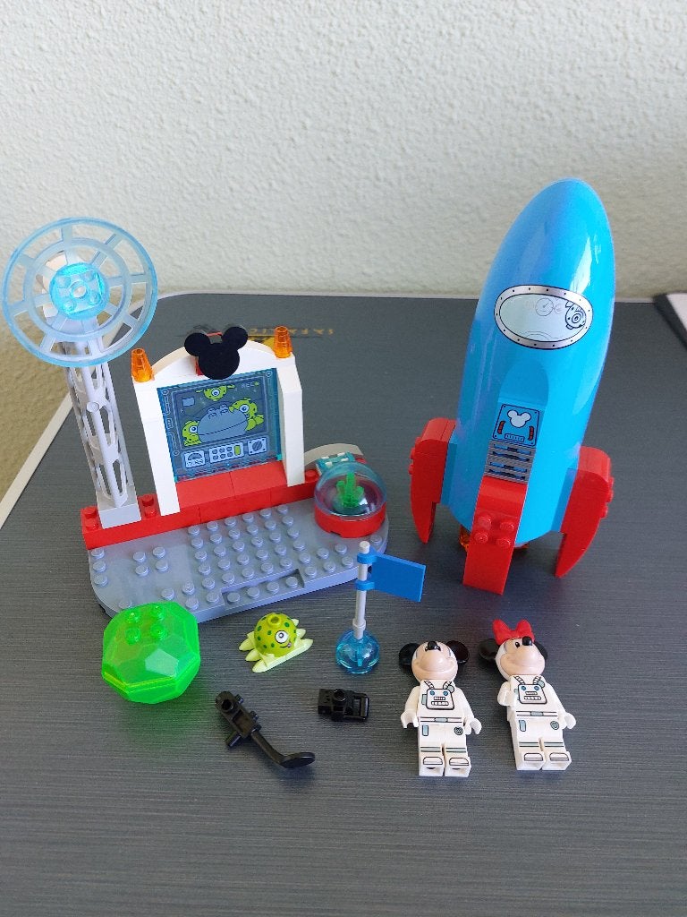 LEGO Disney 10774 Mickey & Minnie Mouse's Space Rocket, Gebruikt, Lego, Ophalen of Verzenden, Disney