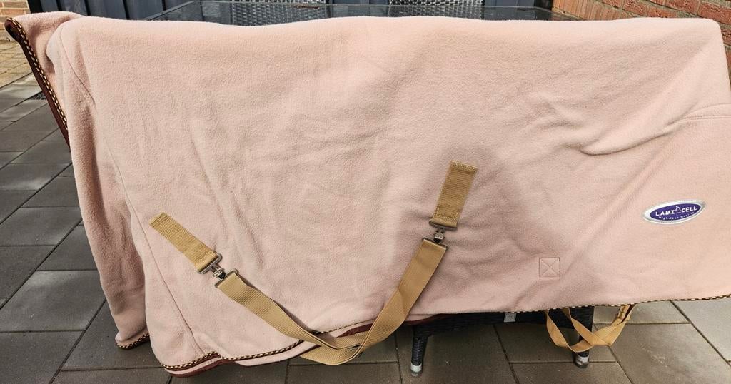 Bruin fleece deken maat 195, Ophalen of Verzenden, Nieuw