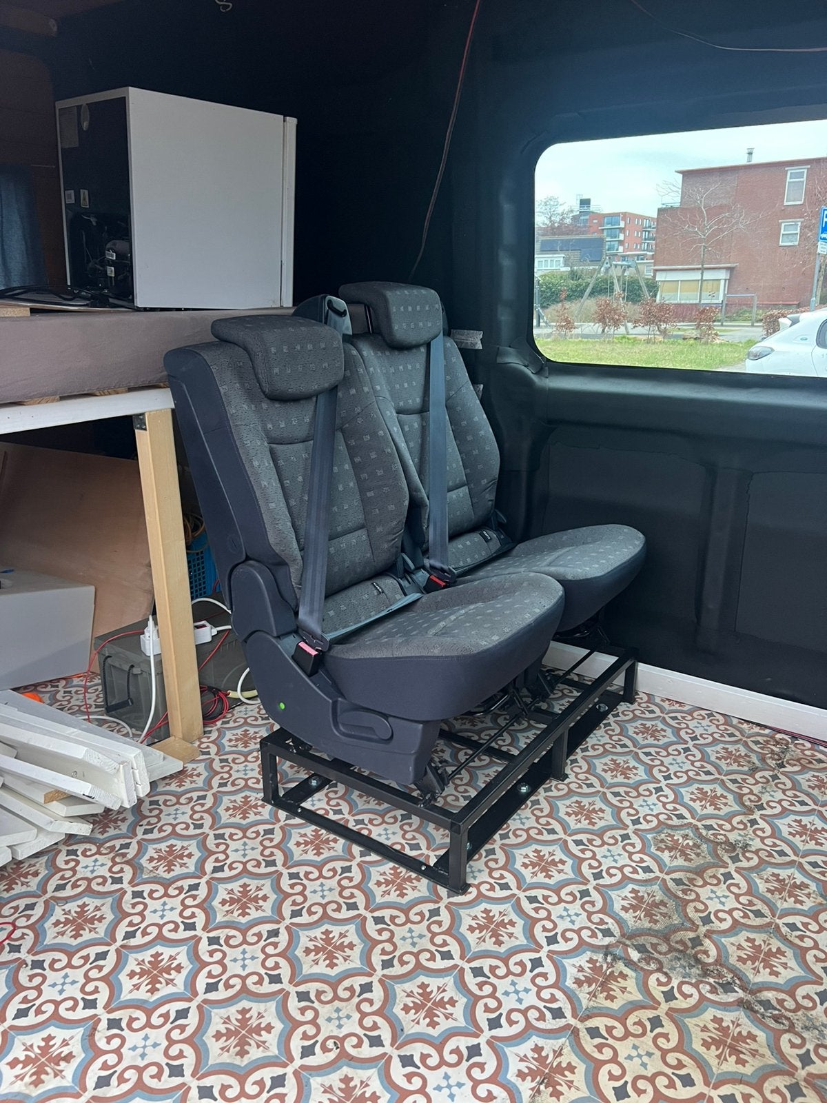 2 persoons bankjes 3pgordels isofix 90 breed camper oldtimer, Ophalen of Verzenden, Opel