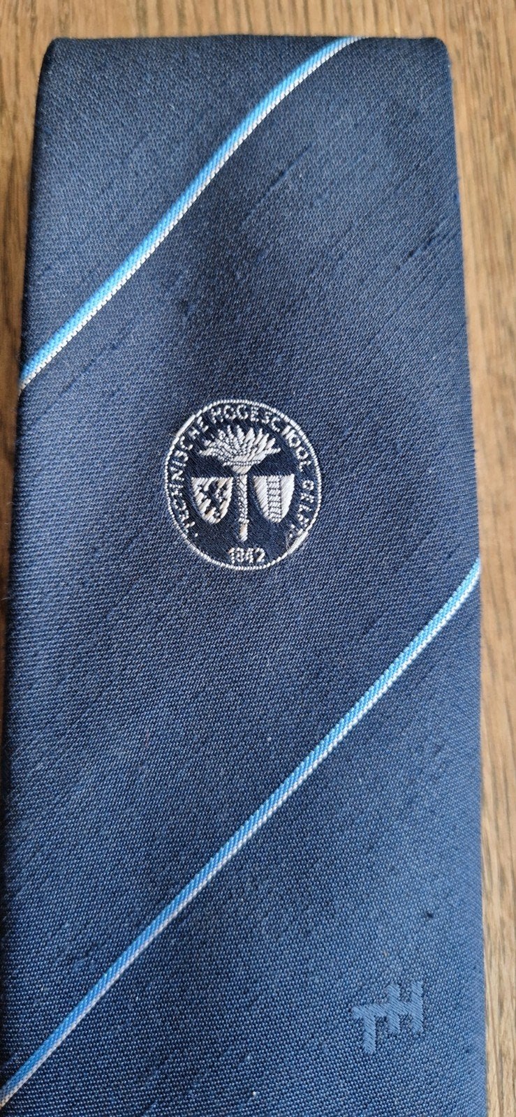 Vintage Stropdas Technische Hogeschool Delft (TU Delft), Ophalen of Verzenden, Zo goed als nieuw