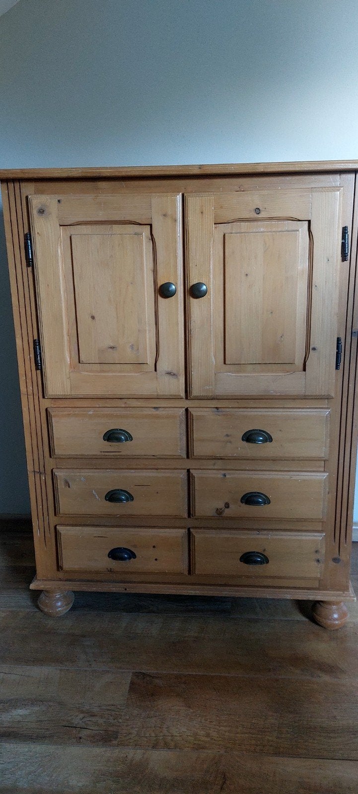 Leuk grenen kastje met lades en deurtjes, Huis en Inrichting, Ophalen, Gebruikt