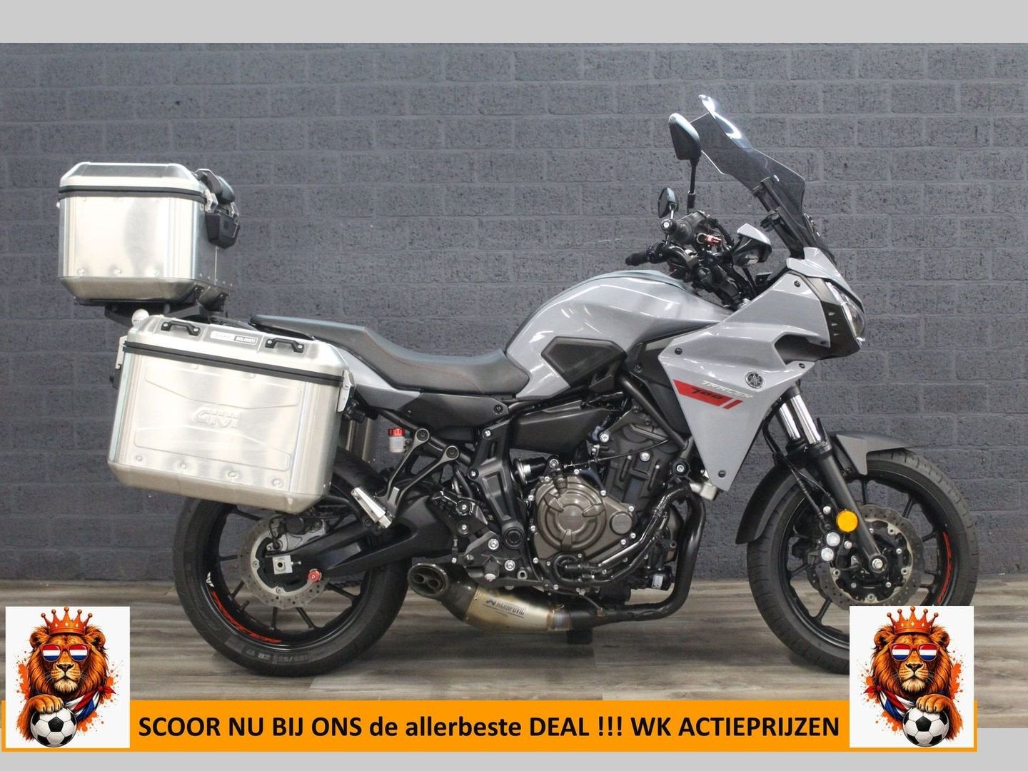 YAMAHA TRACER 700 GT (bj 2019) 28,673 km AKRAPOVIC, 2 cilinders, Bedrijf, Onbekend, Toermotor