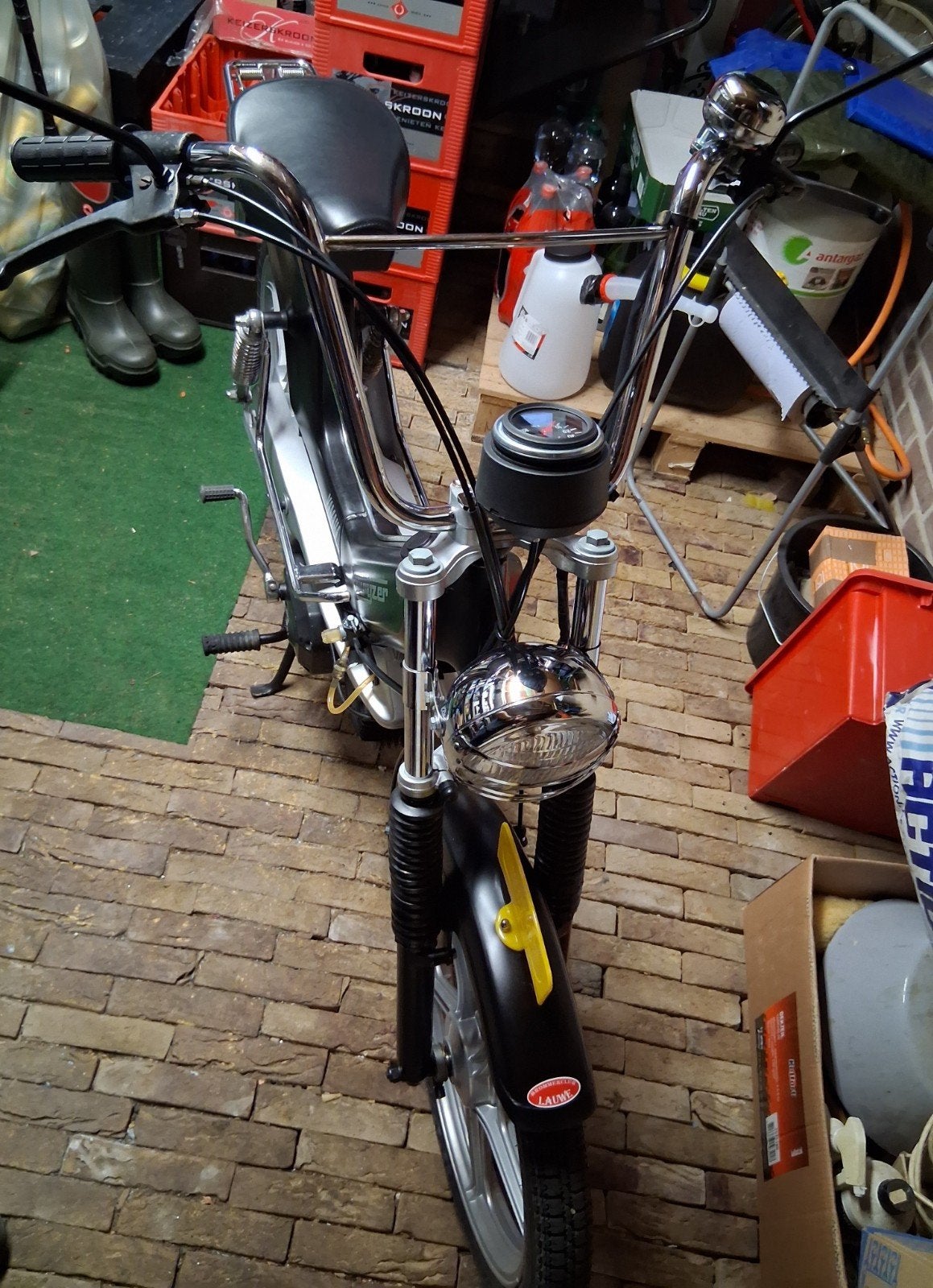Yamaha Yamy ME50 oldtimer 1986, Fietsen en Brommers, Snorfietsen en Snorscooters, Ophalen, Tweetakt, Gebruikt, Yamaha