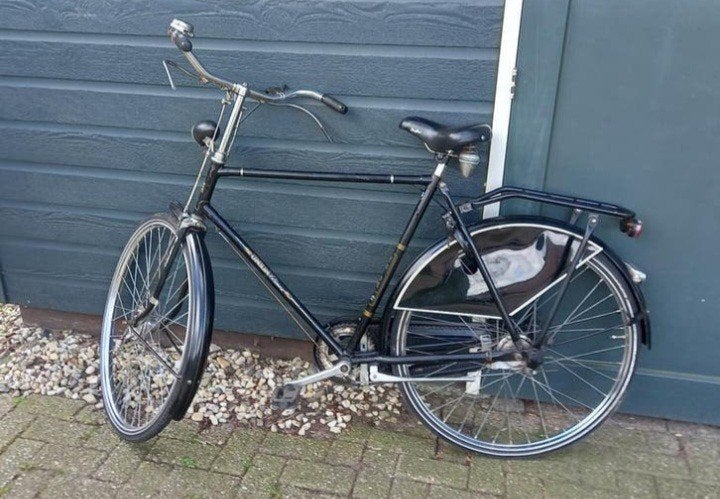 Herenfiets 61 cm hoog frame, Fietsen en Brommers, Ophalen