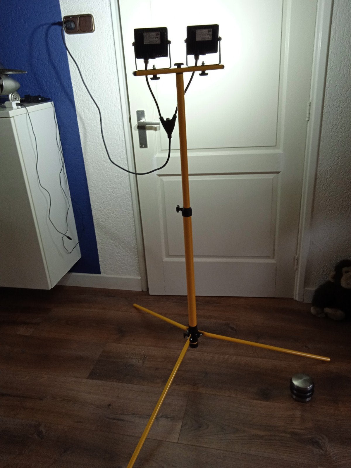 Werckmann Led werklamp op 3-poot, Ophalen of Verzenden, Zo goed als nieuw, Minder dan 50 watt, Met statief