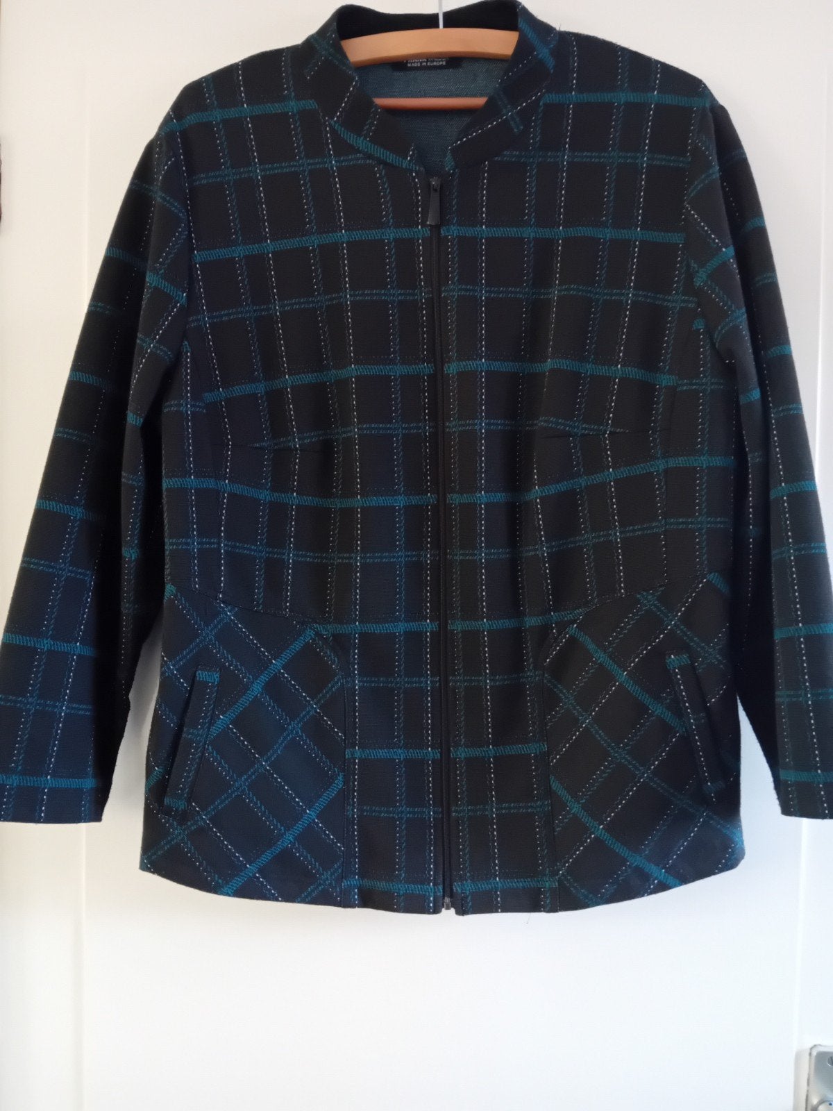 Zwart ruitjasje - maat 48 - Frank Walder, Zwart, Maat 46/48 (XL) of groter, Ophalen of Verzenden, Zo goed als nieuw