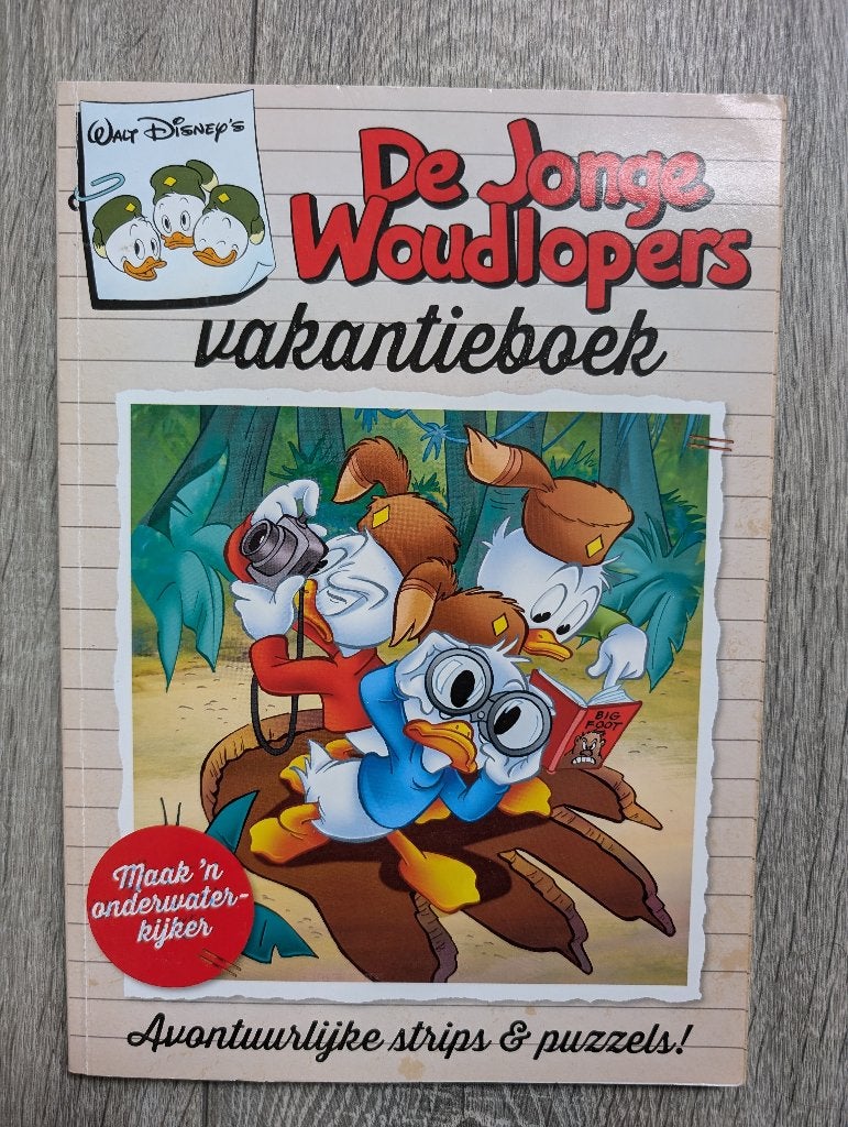 De jonge woudlopers vakantieboek., Boeken, Eén stripboek, Ophalen of Verzenden, Gelezen