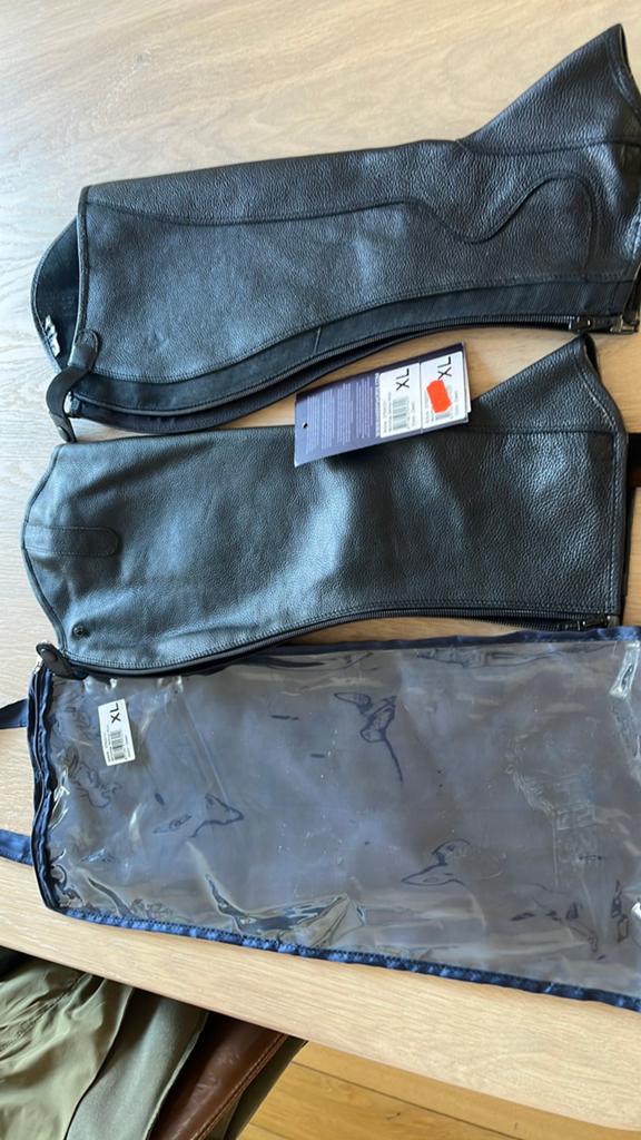 Chaps Belissa wijd model zwart leer S, L en XXL, Ophalen of Verzenden, Nieuw, Schoeisel