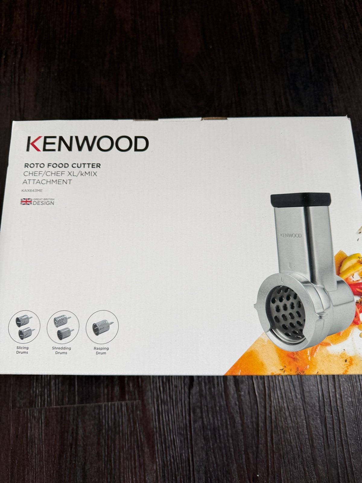 Kenwood Roto Food Cutter Chef/Chef XL/kMix Opzetstuk, Ophalen, Nieuw