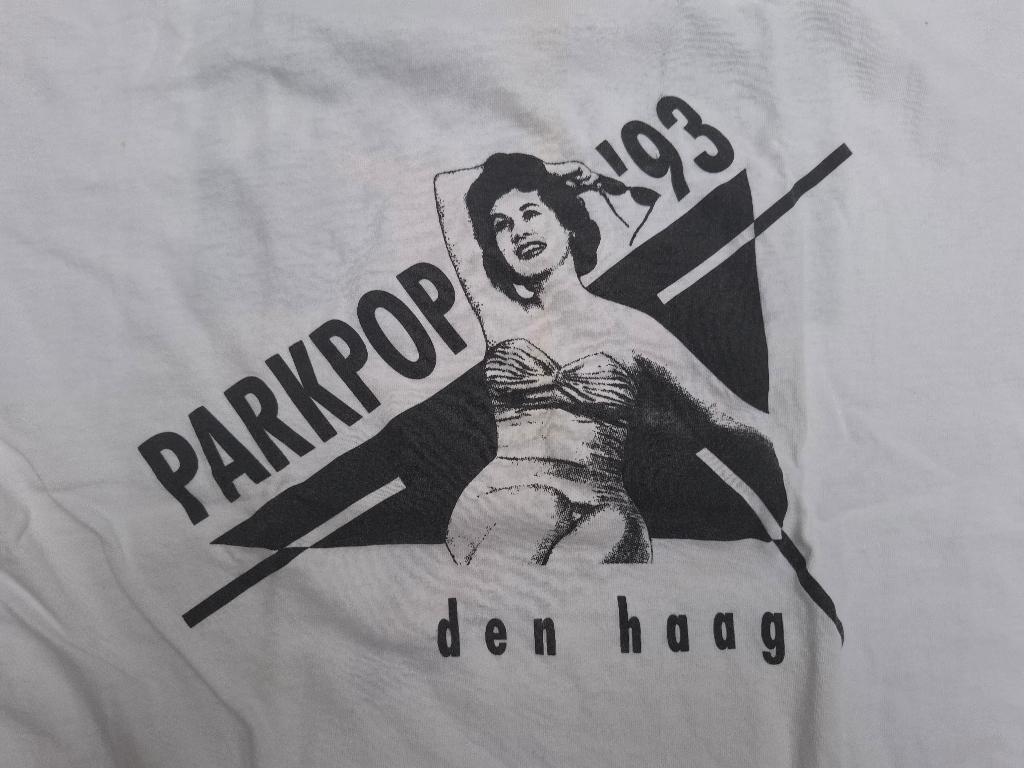 PARKPOP  T shirt den haag 1993 made in Ierland i.z.g.staat., Eén persoon