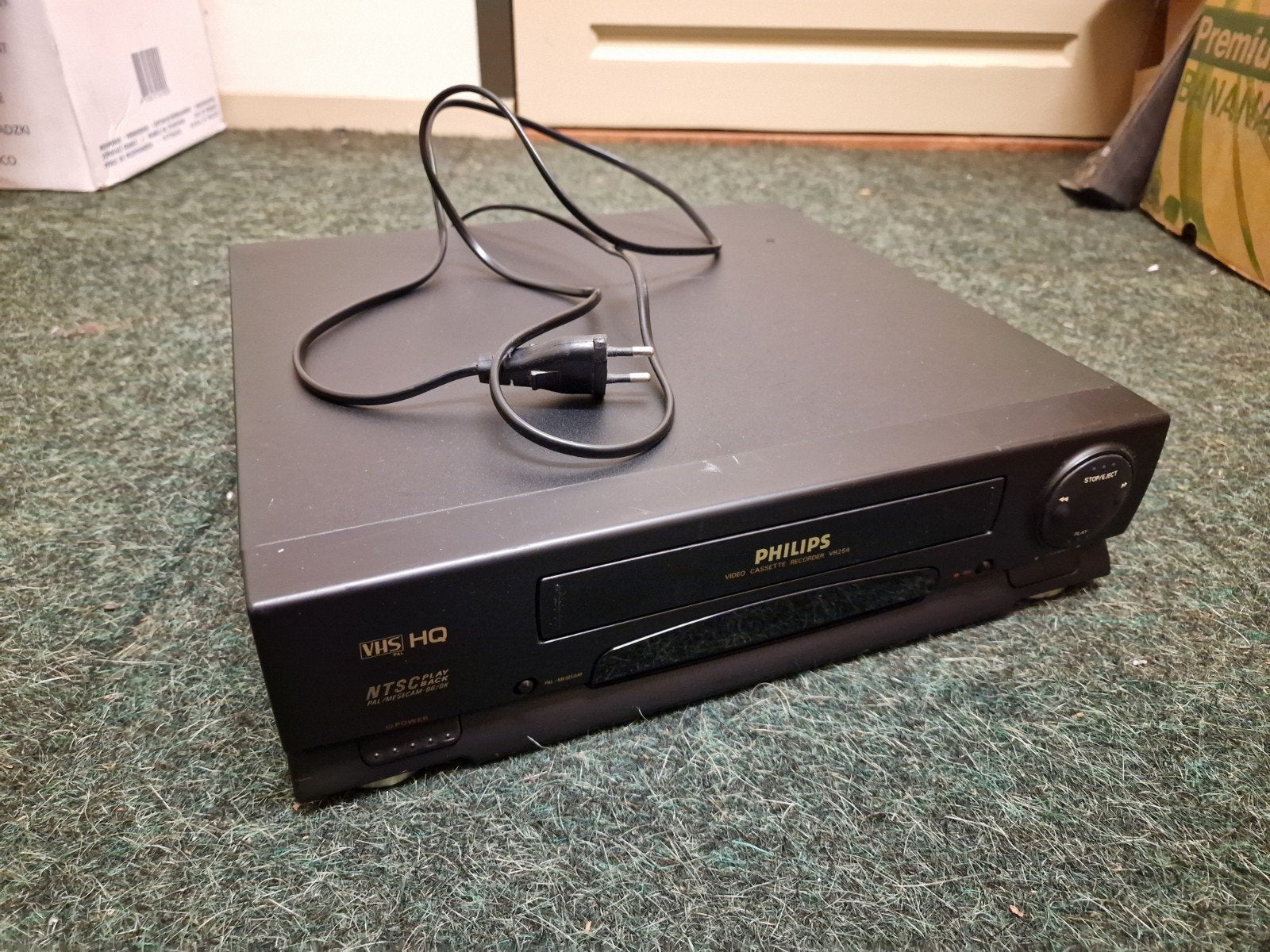 Philips VR254/55 VHS Videorecorder - Ongetest, Ophalen of Verzenden, Gebruikt, VHS-speler of -recorder