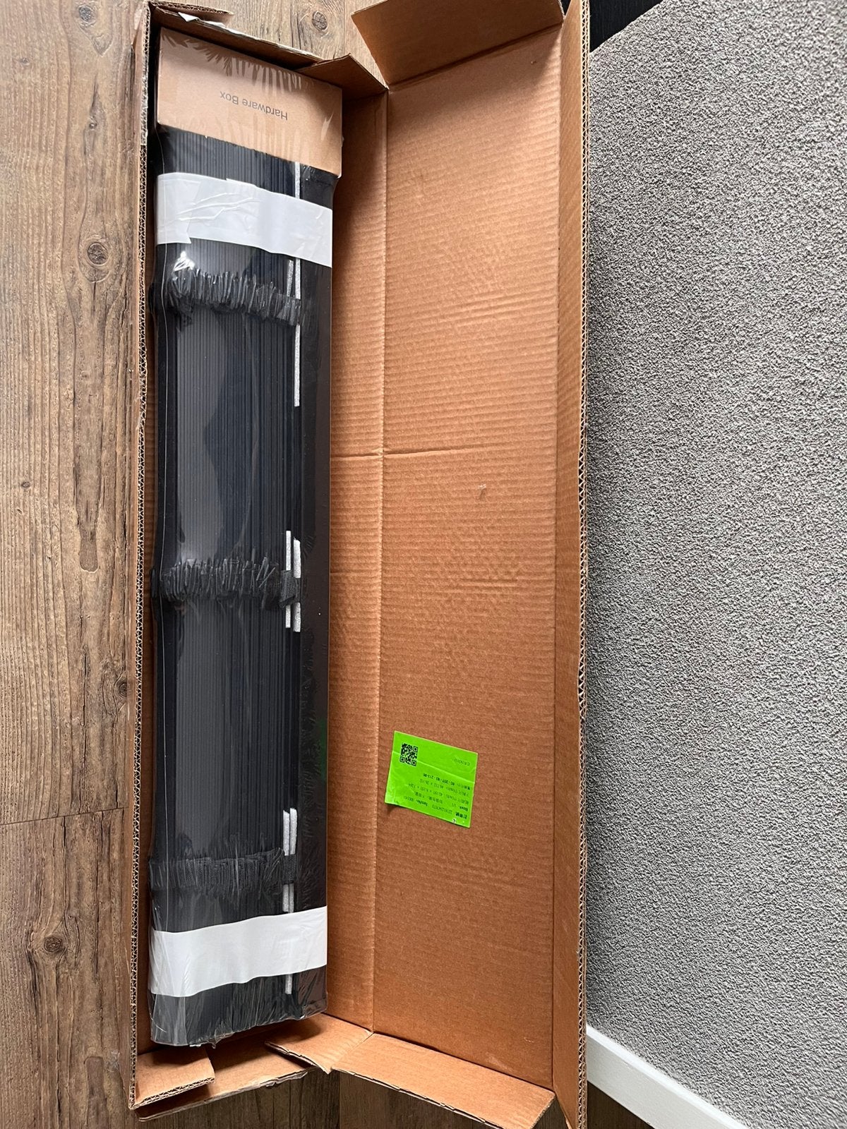 Nieuw Veneta houten jaloezie - zwart, Huis en Inrichting, Ophalen, Jaloezie, Zwart, Hout