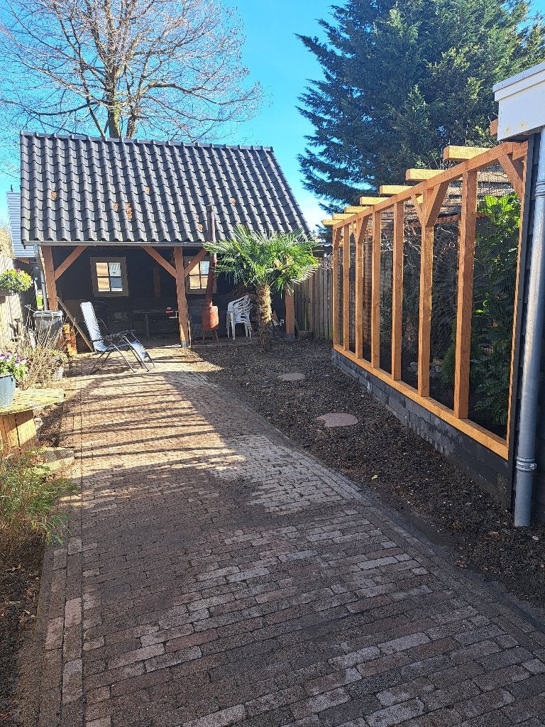 Stenen sierbestrating klinkers getrommeld, Tuin en Terras, Tegels en Klinkers, Ophalen, Gebruikt, Klinkers, 10 m² of meer