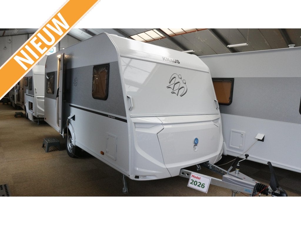 Knaus Sport 450 FU prijs incl div opties, Caravans en Kamperen, Overige typen, Bedrijf, 4 tot 5 meter, Knaus