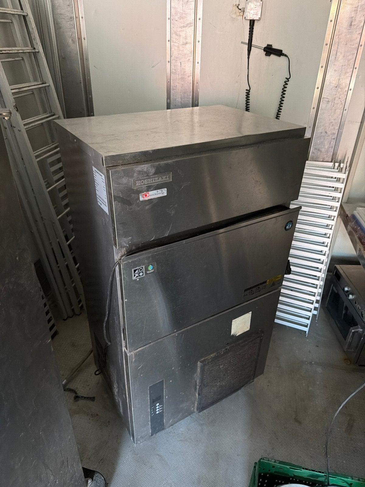 Hoshizaki IM-130NE-HC-23 IJsblokjesmachine, Zakelijke goederen, Horeca | Keukenapparatuur, Ophalen of Verzenden, Gebruikt, Koelen en Vriezen