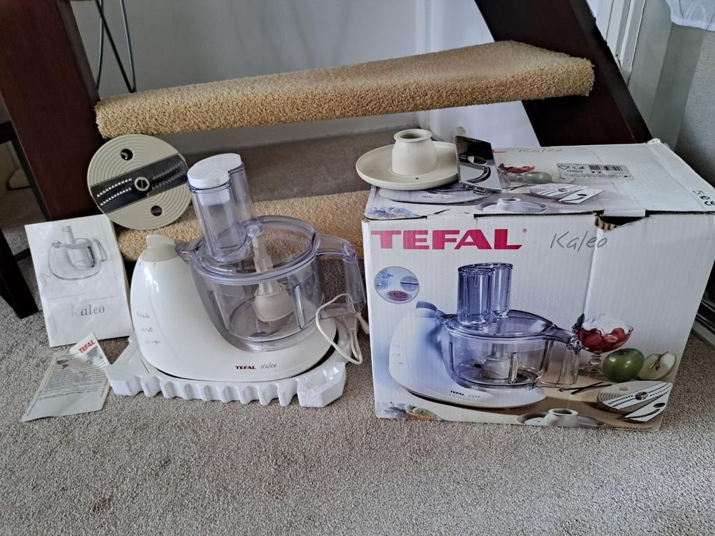 Gloednieuwe Tefal Kaleo keukenmachine, 1 tot 2 liter, Ophalen of Verzenden, Nieuw, 2 snelheden