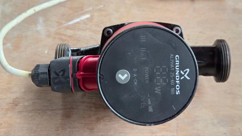 Grundfos Alpha1 25-60 180 vloerverwamingspomp, Ophalen, Minder dan 30 cm, Overige typen, Minder dan 60 cm