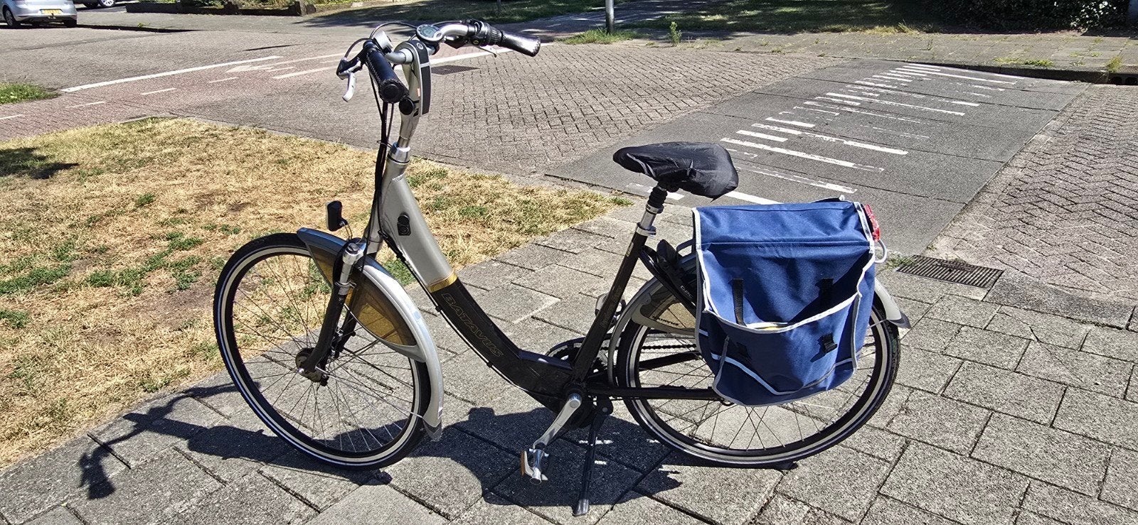 Batavus elektrische fiets met vering en fietstassen, Ophalen, Gebruikt, Batavus, 51 tot 55 cm