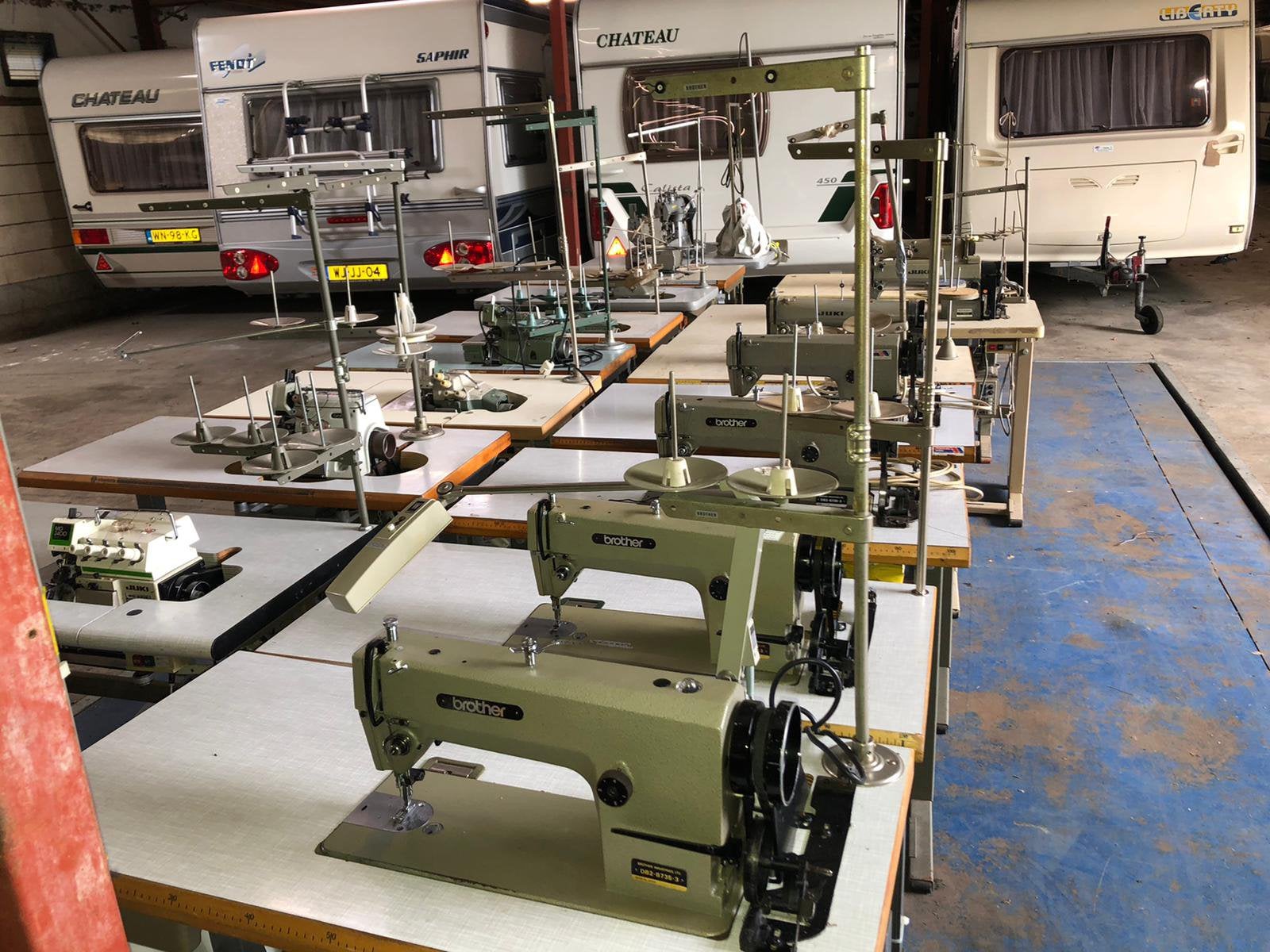 Partij industriele naaimachines 20 stuks, Overige merken, Gebruikt, Ophalen of Verzenden, Naaimachine