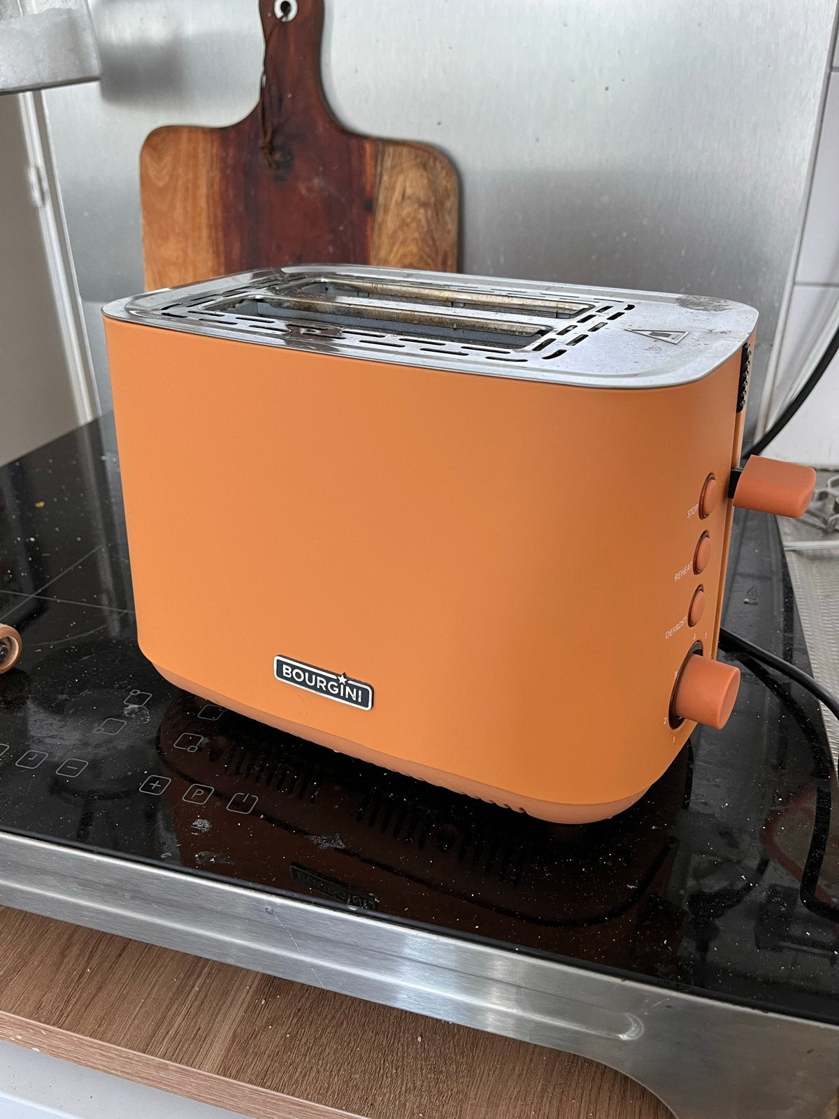 Bourgini Broodrooster Oranje - Zo goed als nieuw, Witgoed en Apparatuur, Broodroosters, Ophalen, Zo goed als nieuw