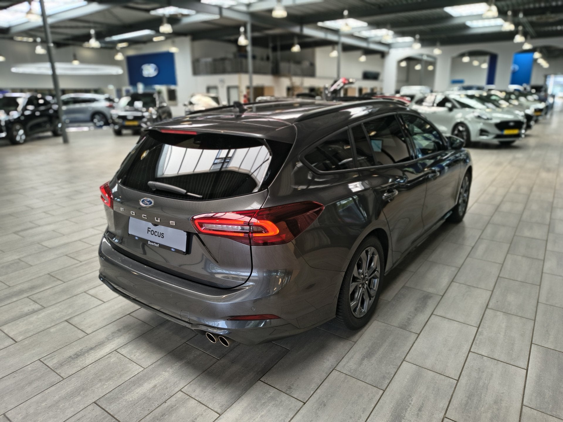 Ford FOCUS Wagon EcoBoost Hybrid 155 pk ST-Line | Winterpack, 12 maanden, Stof, Gebruikt, Automatische klimaatregeling
