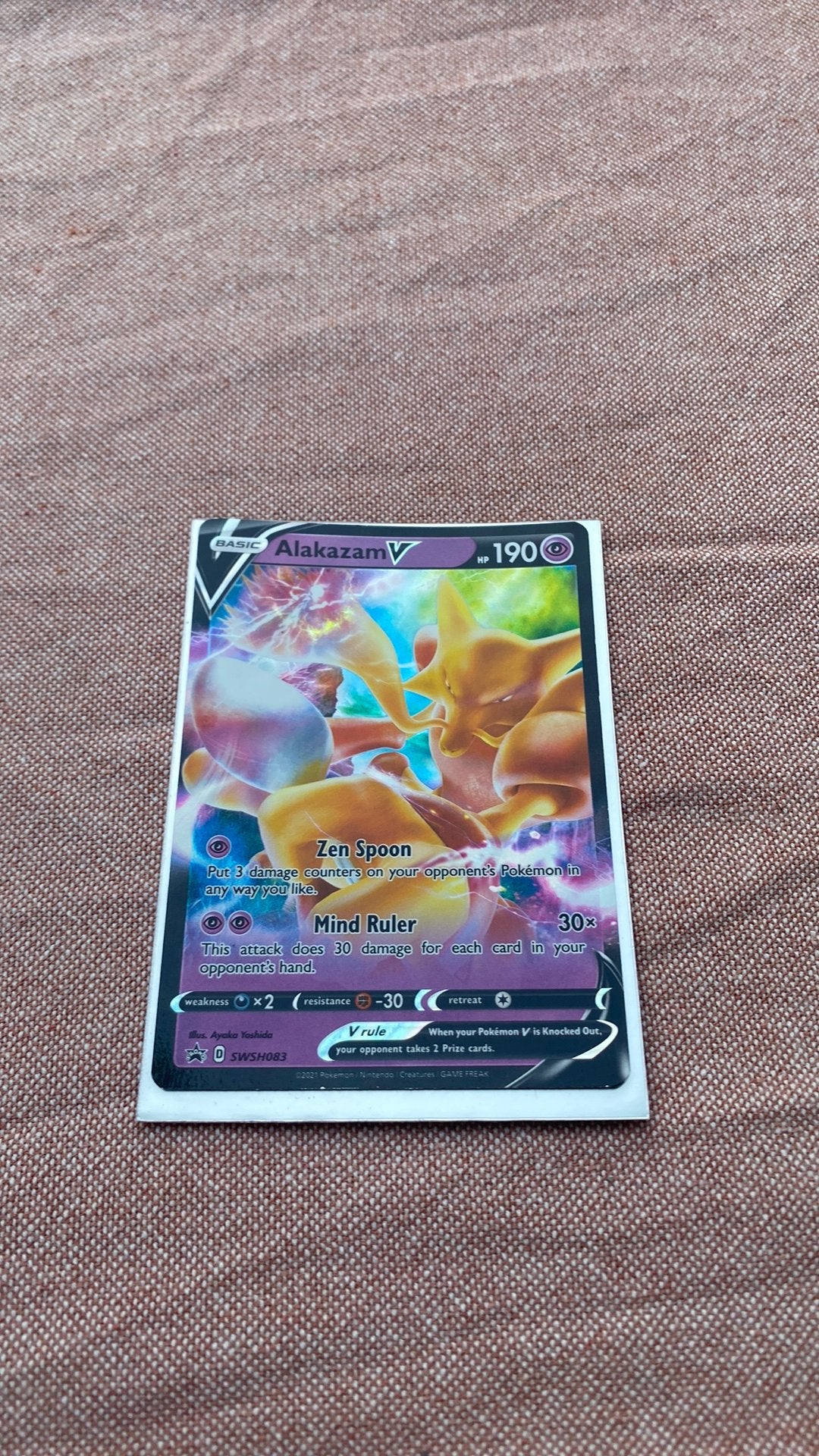 Alakazam V pokemon kaart, Ophalen, Nieuw
