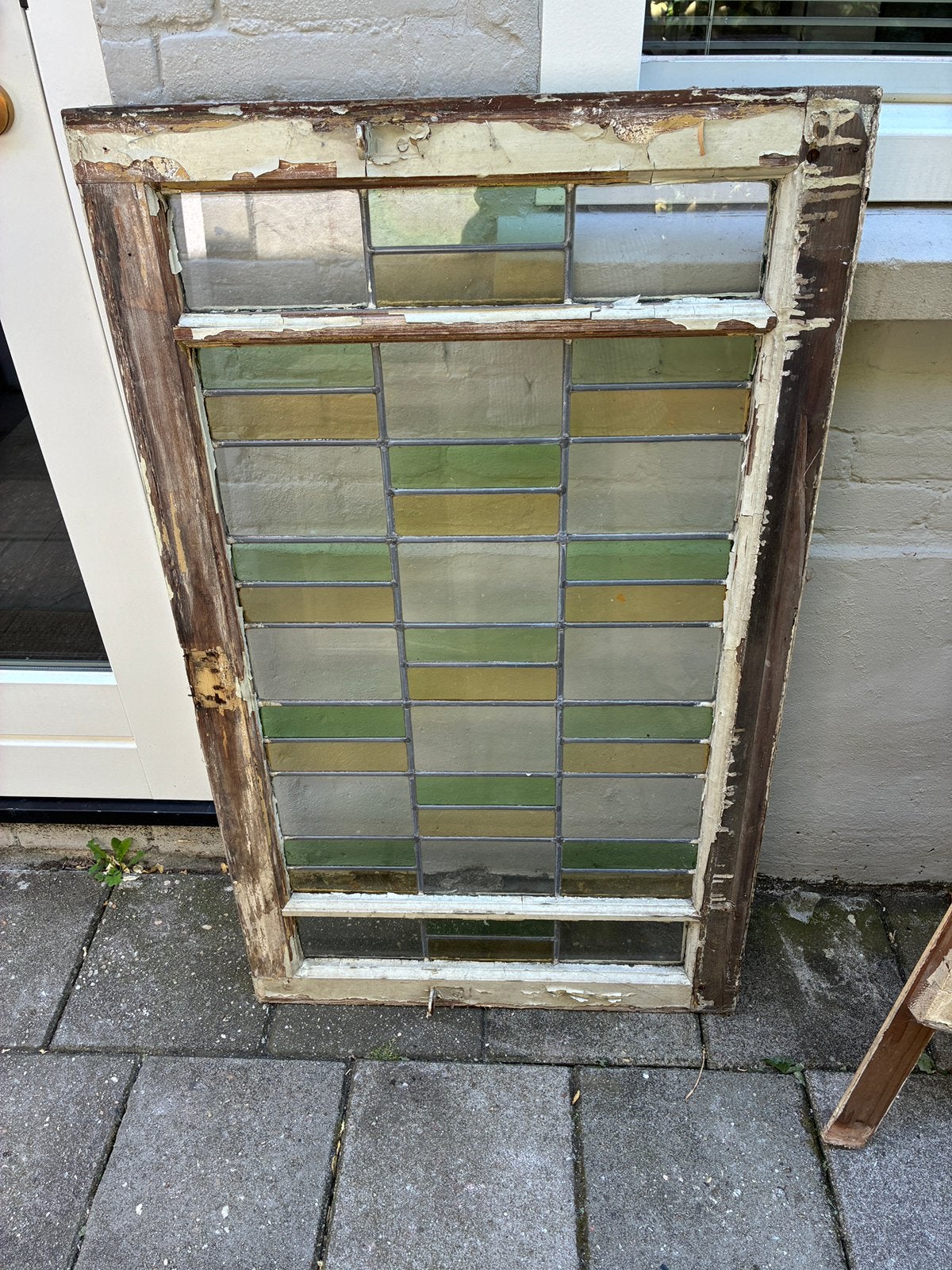 Glas in lood meerdere delen, Ophalen, Gebruikt, Minder dan 80 cm, Glas in lood