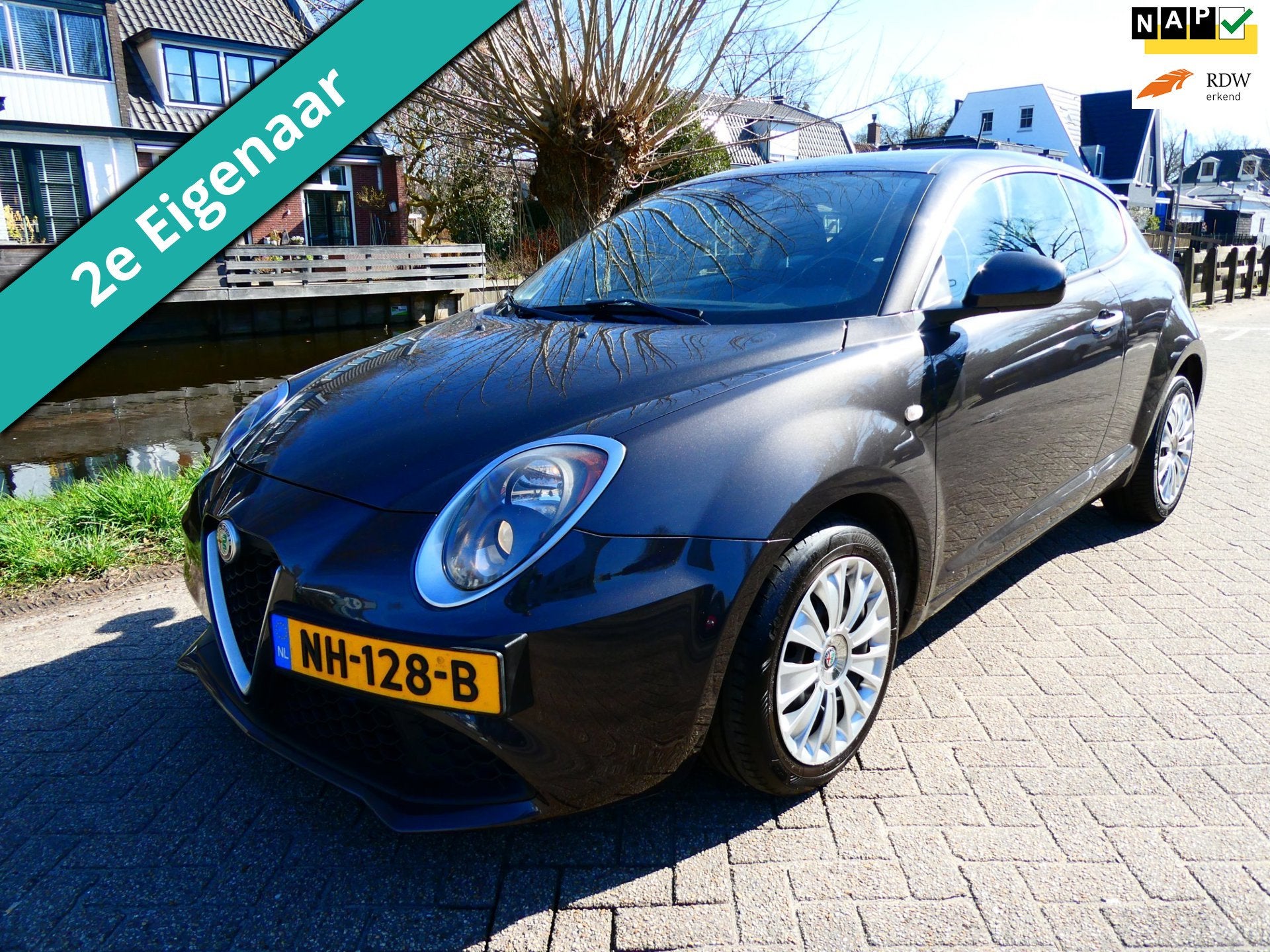 Alfa Romeo MiTo 0.9 TwinAir 100pk Airco 2e eigenaar Multimed, Auto's, Voorwielaandrijving, Stof, Gebruikt, Euro 6