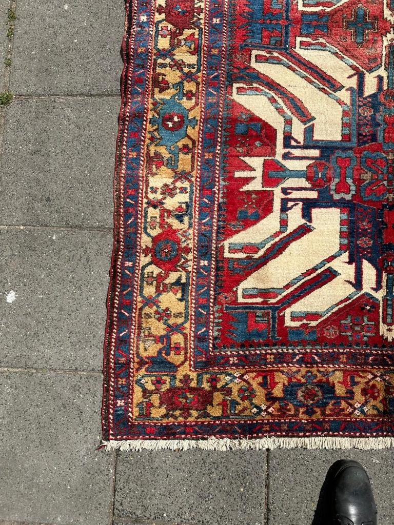 Unique Loper Noord Iran Tapijt / carpet - Rug _ 391 x 155 cm, Overige kleuren, 200 cm of meer, Ophalen of Verzenden, Zo goed als nieuw