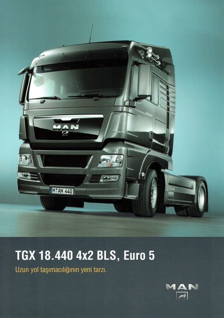 Folder MAN TGX 18.440 4x2 BLS Euro 5 (uit Turkije - 2008), Verzenden, Zo goed als nieuw, Overige merken