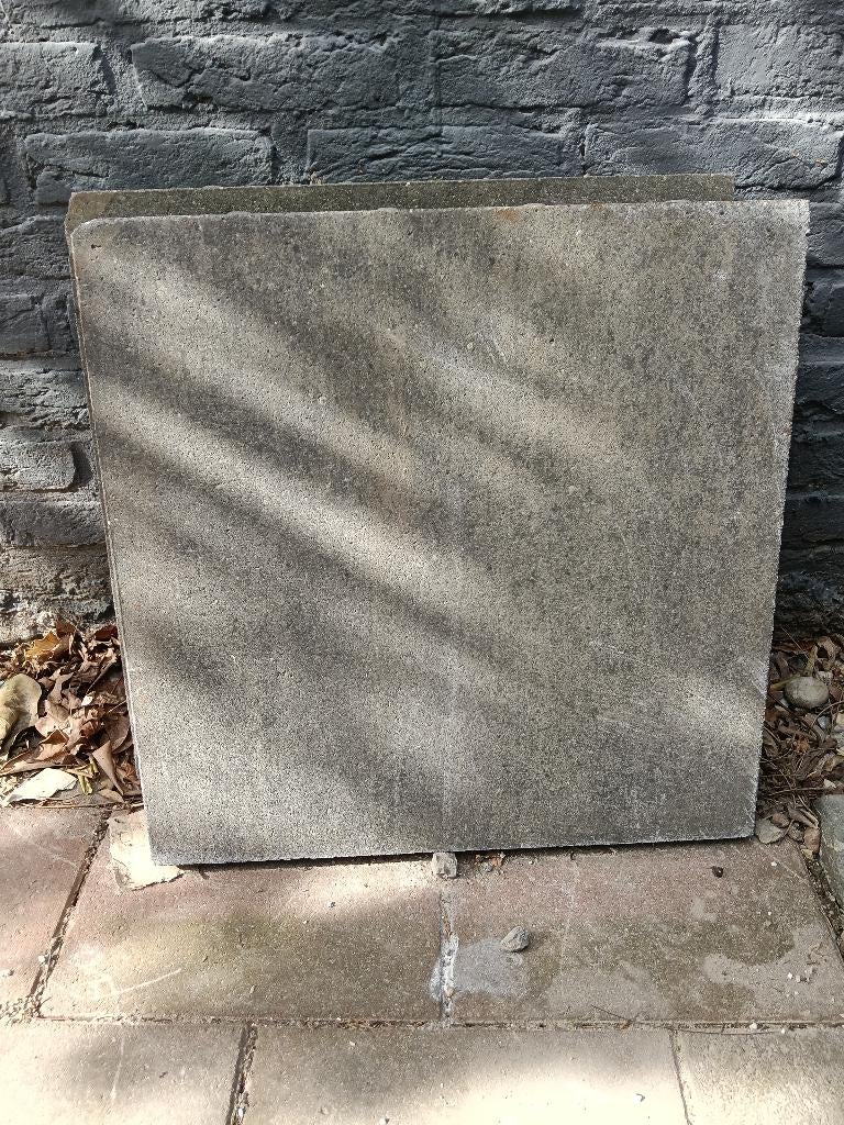 Parasol tegel 50*50*6 3 stuks, Ophalen, Gebruikt, Minder dan 1 meter, Parasolvoet