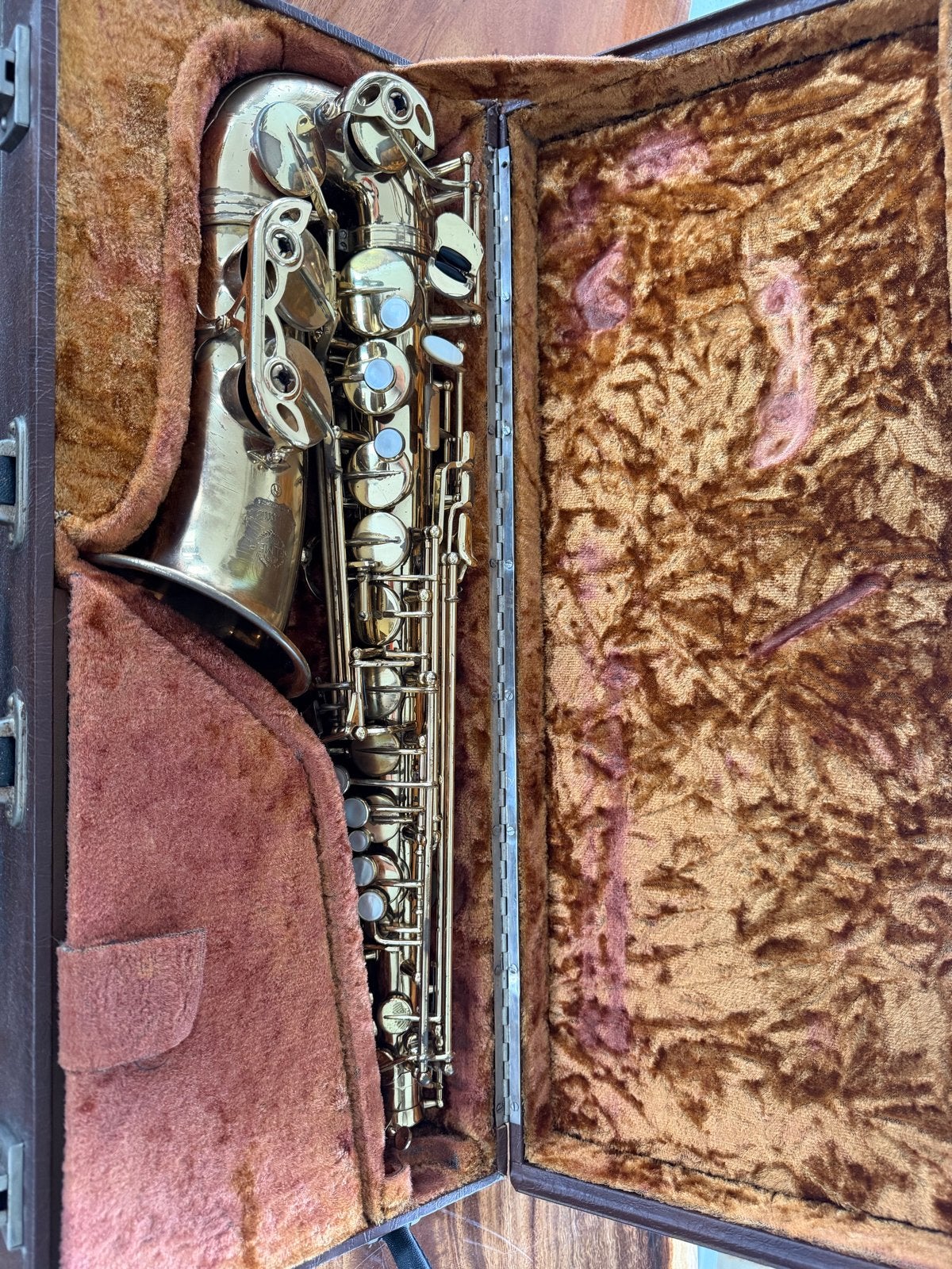 Vintage Selmer Super Action 80 Tenorsaxofoon met koffer, Ophalen of Verzenden, Gebruikt, Tenor, Met koffer