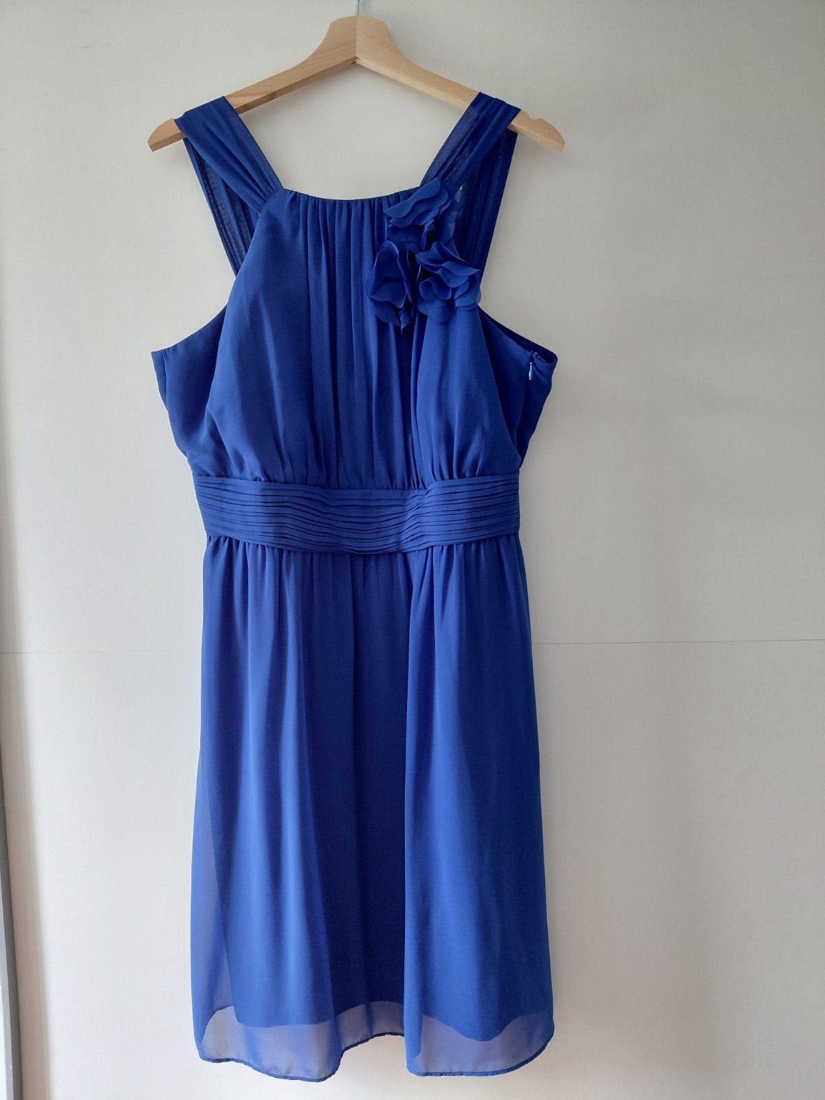 Esprit blauwe feestjurk maat 42, Kleding | Dames, Blauw, Maat 42/44 (L), Ophalen of Verzenden, Zo goed als nieuw