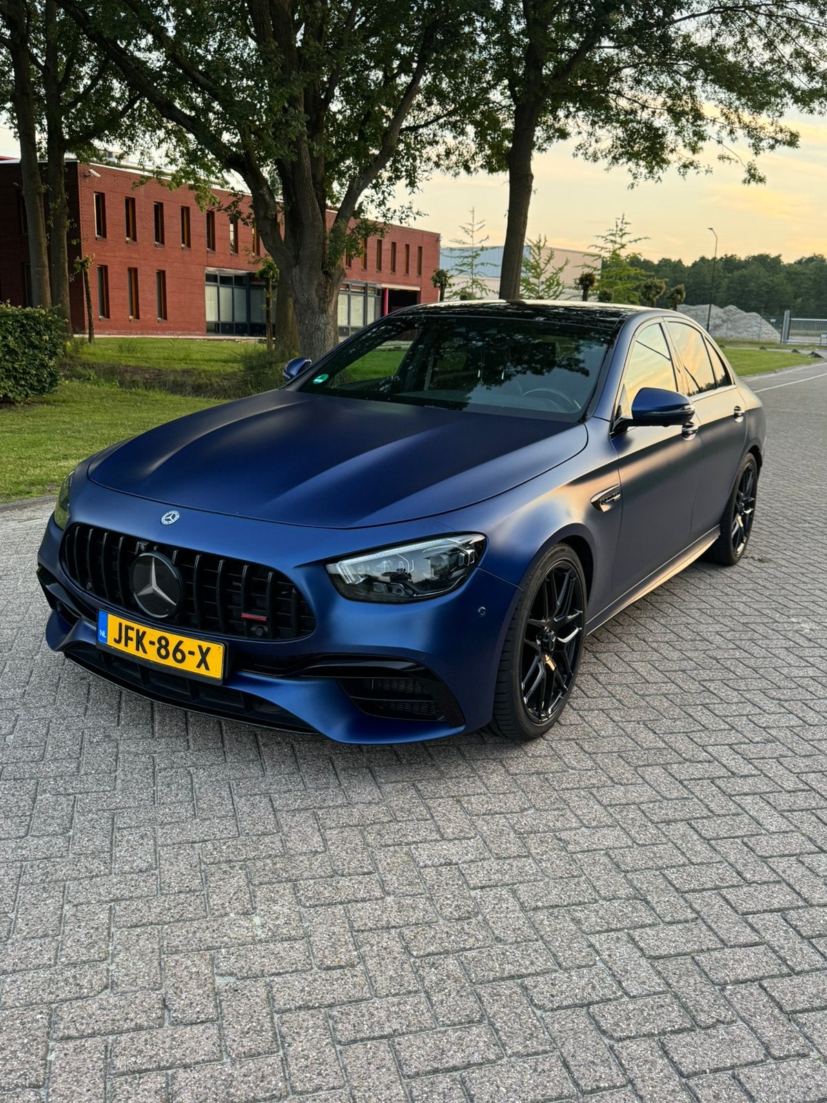 Mercedes-Benz E-Klasse E63 S AMG 612pk 4MATIC+ AMG, Automaat, Dealer onderhouden, Blauw, Leder en Stof