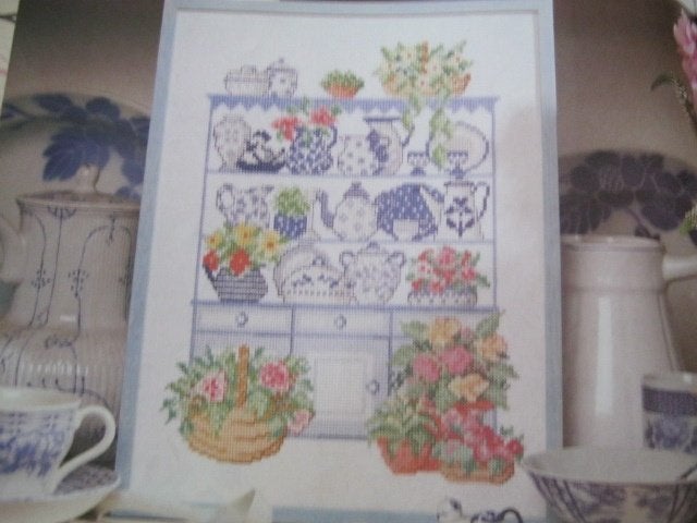 Borduurpatroon  Bloemen kast  nr 5166, Verzenden, Nieuw, Handborduren, Patroon