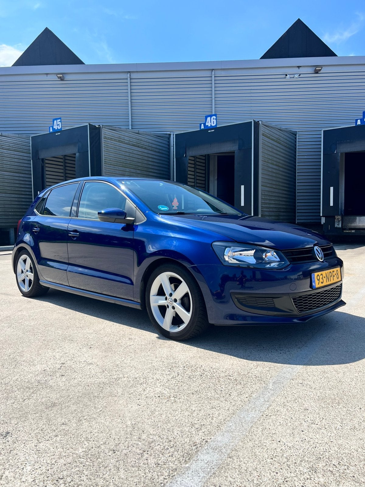 Volkswagen Polo 1.6 TDI 66KW 2010 Blauw, Voorwielaandrijving, Stof, 4 cilinders, Blauw