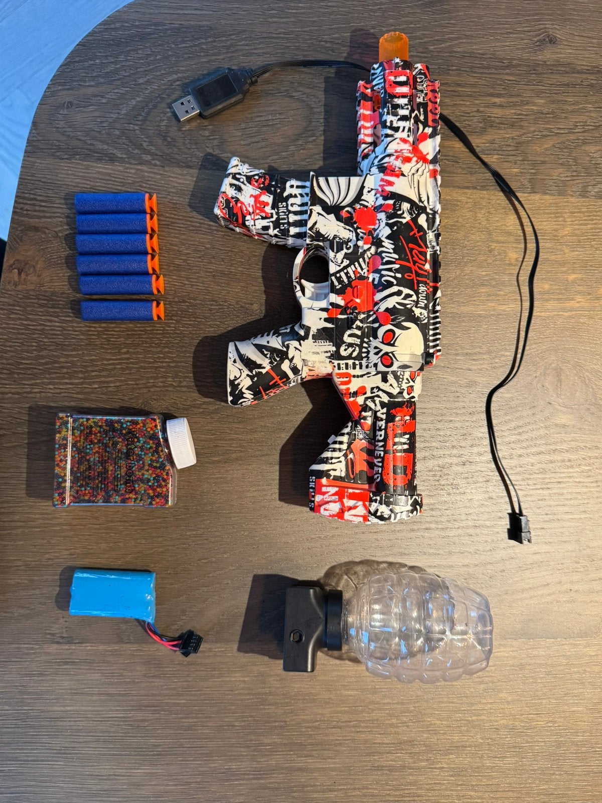 Gel blaster (met 45,000 balletjes/orbeez), Ophalen of Verzenden, Zo goed als nieuw, Overige merken