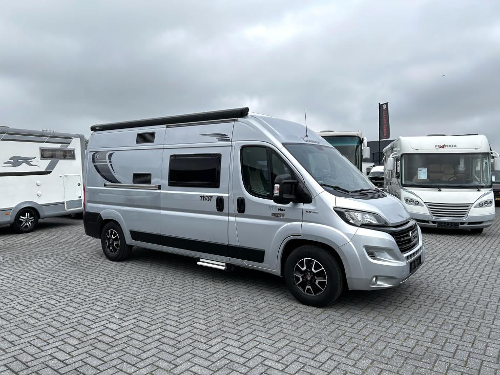 Chausson V594 Stapelbed/6-m/Buscamper/uniek/2019/Euro-6, Caravans en Kamperen, Campers, Buscamper of Camperbus, Fiat, 5 tot 6 meter
