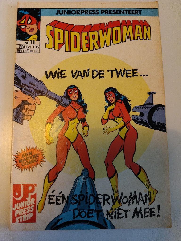 Spider-Woman nr. 11: "Wie van de twee...", Boeken, Strips | Comics, Verzenden, Europa, Junior Press, Gelezen