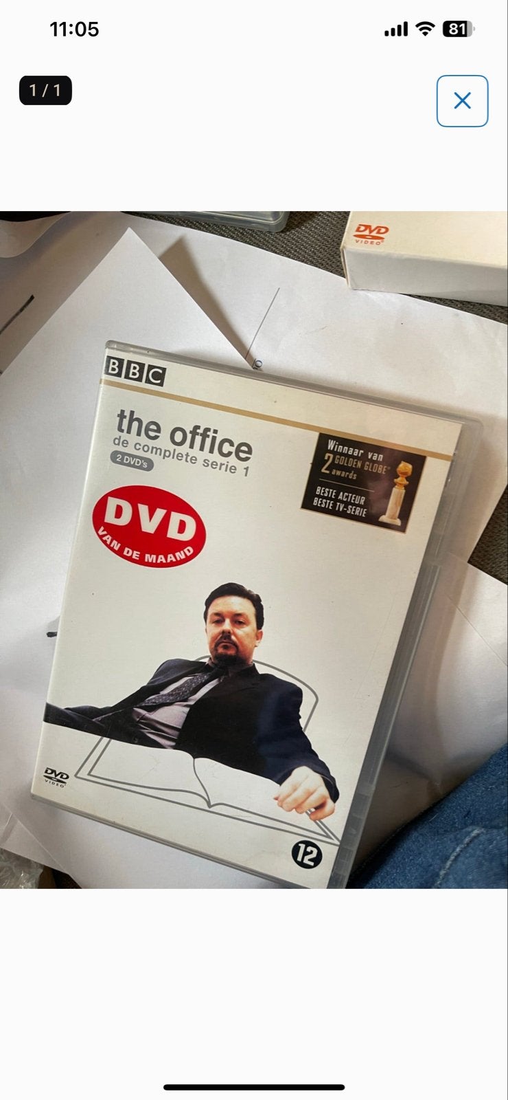 The Office BBC - De complete serie 1 (2 DVD's), Seizoen 1, Ophalen of Verzenden, Komedie, Vanaf 12 jaar