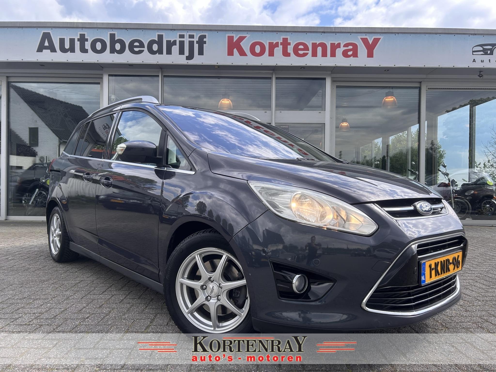 Ford Grand C-Max 1.6 EcoBoost Titanium 7p. |navi|keyless ent, Voorwielaandrijving, Stof, Gebruikt, 4 cilinders