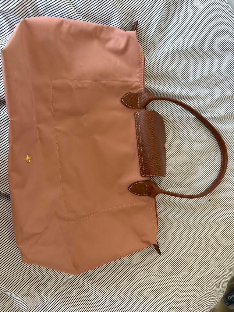 Longchamp Le pliage  L original schoudertas  oud roze, Sieraden, Tassen en Uiterlijk, Tassen | Damestassen, Ophalen of Verzenden