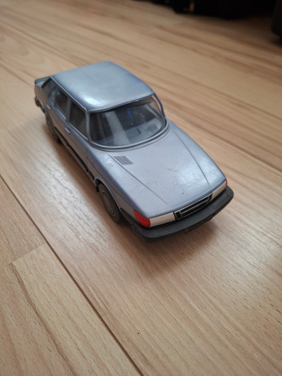 Vintage Saab 900 Turbo Speelgoedauto - Made in Finland, Ophalen of Verzenden, Gebruikt